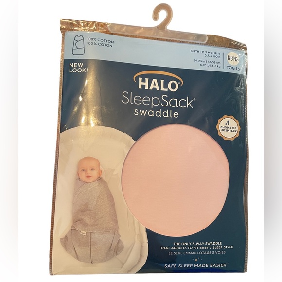 HALO Pink Swaddle SleepSack - Picture 2 of 5